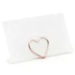 stojak na wizytowki serca rozowe zloto partydeco 2 5 cm 10 szt