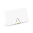 stojak na wizytowki trojkat zloty partydeco 2 3 cm 10 szt