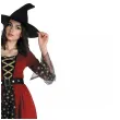 stroj damski czarownica na halloween andrzejki karnawal zestaw sukienka kapelusz pasek rozm s