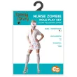 stroj damski na halloween i karnawal pielegniarka zombie zestaw sukienka czepek rozm s