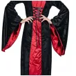 stroj damski na halloween i karnawal wampirzyca gotycka sukienka z kapturem rozm m