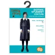 stroj damski na karnawal i halloween gotycka sukienka wednesday addams cosplay rozm s