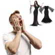 stroj damski na karnawal i halloween sukienka morticia addams wednesday czarny rozm m
