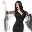 stroj damski na karnawal i halloween sukienka morticia addams wednesday czarny rozm m