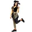 stroj dla doroslych arlekin czarno zloty rozm s