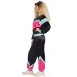 stroj dla doroslych biegaczka ortalionowy dres retro lata 80 rozowy amscan rozm m l