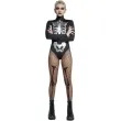 stroj dla doroslych body szkielet fever czarny smiffys rozm s