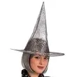 stroj dla doroslych czarownica peleryna i kapelusz srebrny carnival toys
