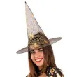 stroj dla doroslych czarownica peleryna i kapelusz zloty carnival toys