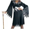 stroj dla doroslych czarownica sukienka i kapelusz czarny srebrny godan rozm s