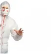 stroj dla doroslych halloween krwawy lekarz bialy boland m l