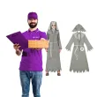 stroj dla doroslych na halloween diaboliczna zakonnica szary guirca rozm m