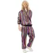stroj dla doroslych ortalionowy dres metaliczny blysk retro lata 80 funnyfashion rozm xl