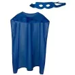 stroj dla doroslych peleryna bohatera z maska niebieska boland 90 cm