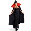 stroj dla doroslych peleryna z czerwonym kolnierzem czarna carnival toys