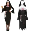 stroj dla doroslych zakonnica zombie czarny guirca rozm xl