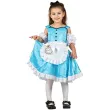 stroj dla dzieci alicja sukienka i opaska niebieski bialy godan rozm 92 104