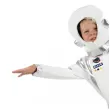 stroj dla dzieci astronauta bialy partydeco rozm 116 128 cm
