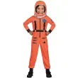 stroj dla dzieci astronauta z helmem pomaranczowy amscan rozm 116 128 cm