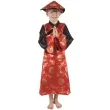 stroj dla dzieci chinka sukienka czerwony ptitclown 120 130 cm