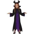 stroj dla dzieci czarownica diabolina czarno fioletowy guirca rozm 146 150 cm