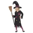 stroj dla dzieci czarownica night look smiffys 130 140 cm