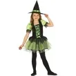 stroj dla dzieci czarownica z tutu zielona guirca 10 12 lat