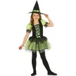stroj dla dzieci czarownica z tutu zielona guirca 5 6 lat
