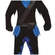 stroj dla dzieci dark warrior guirca roz 10 12 lat
