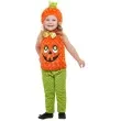 stroj dla dzieci dyniowa dziewczynka pomaranczowo zielony smiffys 1 2 lata