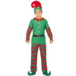 stroj dla dzieci elf w paski guirca 110 116 cm