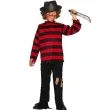 stroj dla dzieci freddy krueger czarno czerwony guirca 10 12 lat