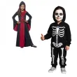 stroj dla dzieci gotycka wampirzyca czarno czerwony smiffys rozm 116 128 cm