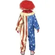 stroj dla dzieci klaun psychopata flaga usa guirca 104 116cm
