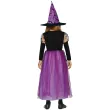 stroj dla dzieci koronkowa czarownica fioletowa guirca 10 12 lat