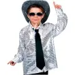 stroj dla dzieci koszula disco srebrna funnyfashion rozm 164 cm