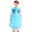 stroj dla dzieci ksiezniczka dama dworu blekitny godan 3 5 lat rozm 95 110 cm