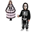 stroj dla dzieci meksykanski kosciotrup czarno rozowy smiffys rozm 130 140 cm