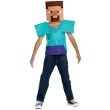 stroj dla dzieci minecraft steve disguise rozm 128 134