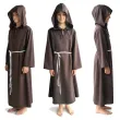 stroj dla dzieci na bal wszystkich swietych mnich swiety franciszek brazowy 146 152 cm