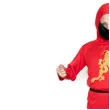 stroj dla dzieci ninja czerwony arpex rozm 130 140 cm