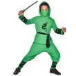 stroj dla dzieci ninja wojownik zielony amscan 116 128 cm
