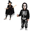 stroj dla dzieci peleryna kapeluisz czarownicy czarny smiffys 110 140 cm