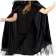 stroj dla dzieci peleryna kapeluisz czarownicy czarny smiffys 110 140 cm