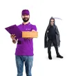 stroj dla dzieci peleryna smierci czarny partypal rozm 134 cm