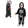 stroj dla dzieci peleryna wampir dracula czarny partypal rozm 164