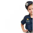 stroj dla dzieci policjant granatowy partydeco rozm 96 116 cm