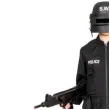 stroj dla dzieci policjant swat funny fashion 116 cm