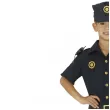 stroj dla dzieci policjant usa czarny guirca rozm 98 104 cm