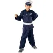 stroj dla dzieci policjant z czapka rozm 134 140 cm